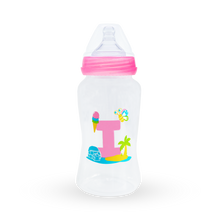 Load image into Gallery viewer, Wide Neck Feeding Bottle - Vowel Series 10oz