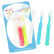 Load image into Gallery viewer, Baby 3-Stage Toothbrush Set #2934