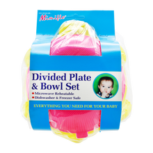 Load image into Gallery viewer, Hippo Divided Plate and Bowl Set