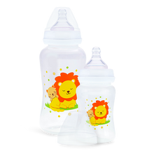 Load image into Gallery viewer, Wide Neck Feeding Bottle - Safari