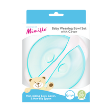 Load image into Gallery viewer, Baby Weaning Bowl Set with Cover