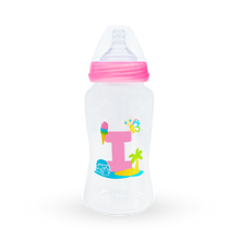 Load image into Gallery viewer, Wide Neck Feeding Bottle - Vowel Series 10oz
