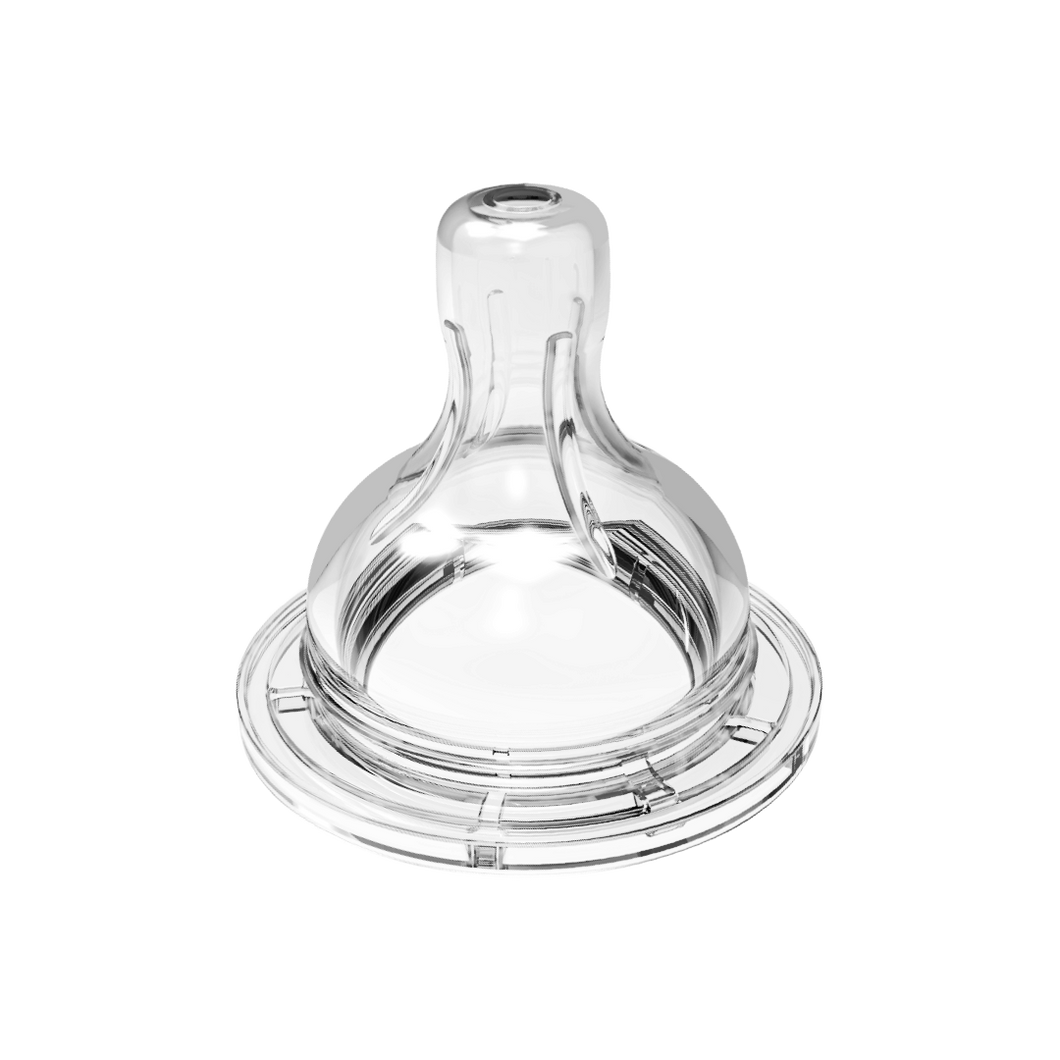 Classic Wide Neck Silicone Nipple by 2's