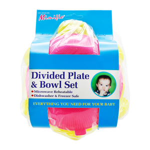 Hippo Divided Plate and Bowl Set